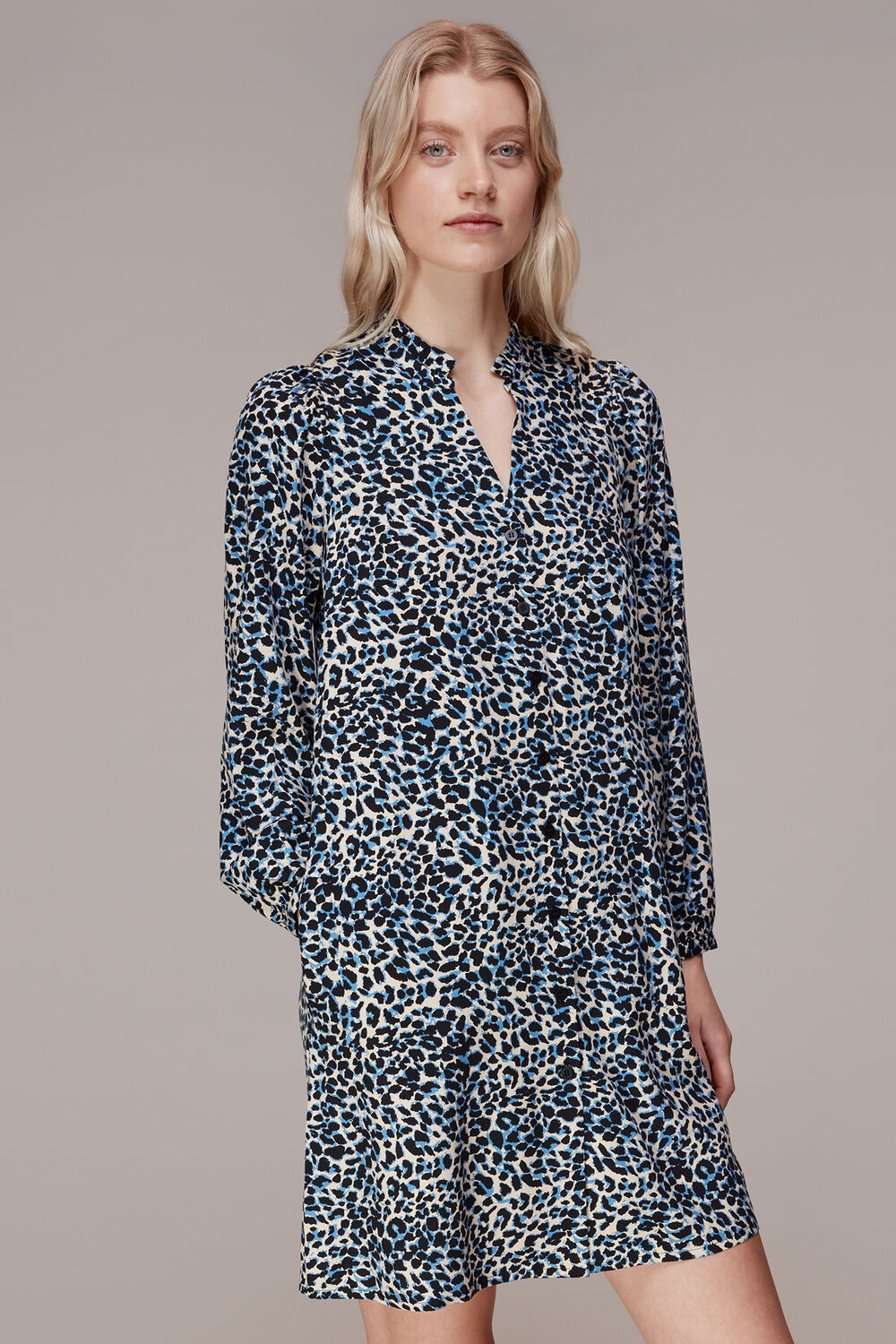 Eva Abstract Cheetah Dress